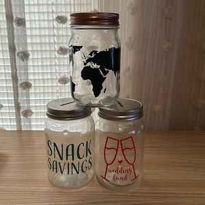 Coin Savings Bank with Screw Top